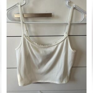 Forever 21 Off White Lace Trim Camisole
